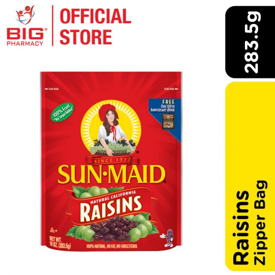 SUNMAID USA RAISINS 283.5G (ZIPPER BAG)