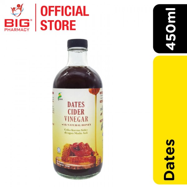 Surya Dates Cider Vinegar w/honey 450ml