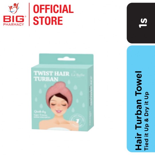 LA BELLE TWIST HAIR TURBAN TOWEL 1S