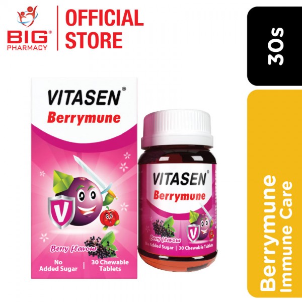 Vitasen Berrymune Chewable Tablet 30s