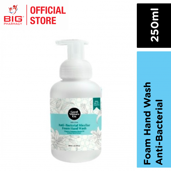 Gvc Anti-Bacterial Micellar Foam Hand Wash 250Ml
