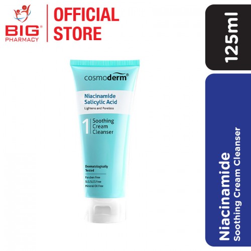 Cosmoderm Niacinamide Soothing Cream Cleanser 125ml