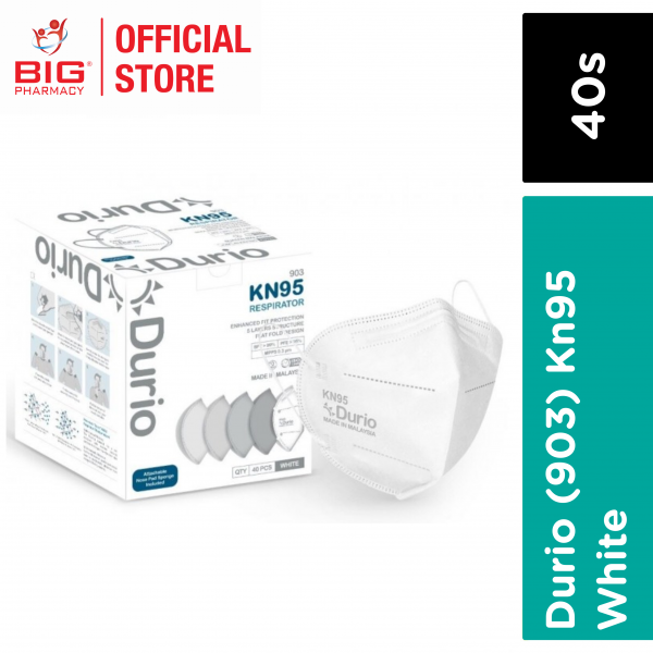 Durio (903) Kn95 Particulate Respirator (White) 40S