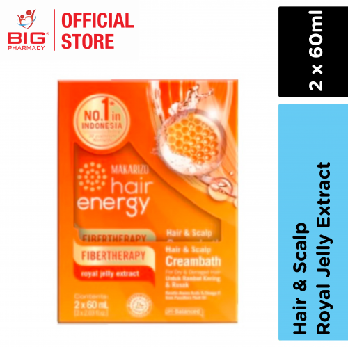 Makarizo Hair&Scalp Creambath Royal Jelly Extract 2X60Ml