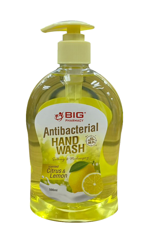 BIG Anti-bacterial Hand Wash Citrus & Lemon 500ml (GWP)
