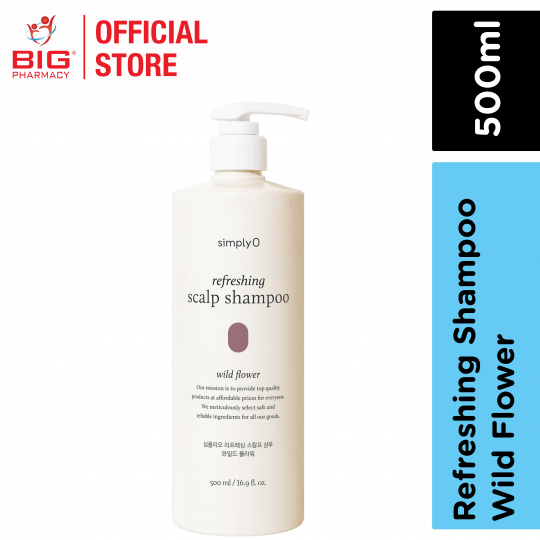 SimplyO Refreshing Scalp Shampoo (Wild Flower) 500ml