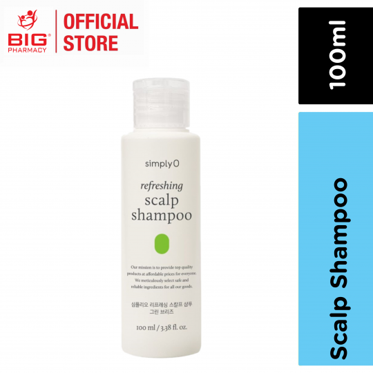 SimplyO Refreshing Scalp Shampoo (Green Breeze) 100ml