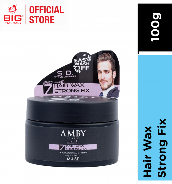Amby London 7 Hair Wax Strong Fix 100G