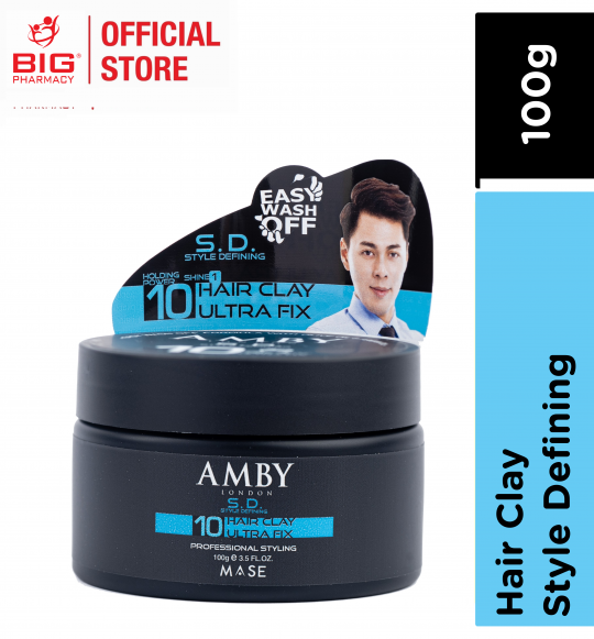 * Amby London 10 Hair Clay Ultra Fix 100G