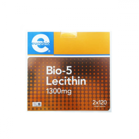 Eurobio Bio-5 Lecithin 1300mg 120s x2
