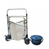 Mers (Cm694L) Aluminium Wheeled Commode W/Bucket