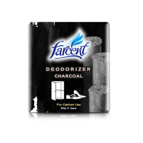 Farcent Charcoal Shoe Cupboard Deodorizer 60gx2