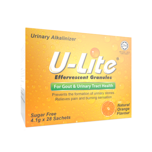 U-Lite Urinary Alkalinizer Eff Orange 28s