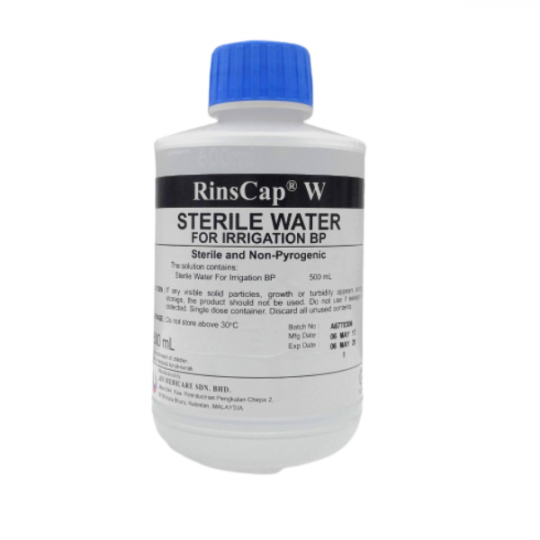 Rinscap Sterile Water For Irrigation U.S.P 500ml