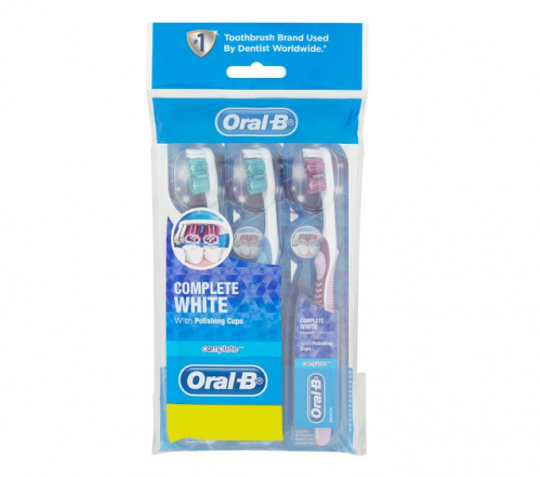 Oral-B T/Brush Complete White Poly 3s (B2F1)