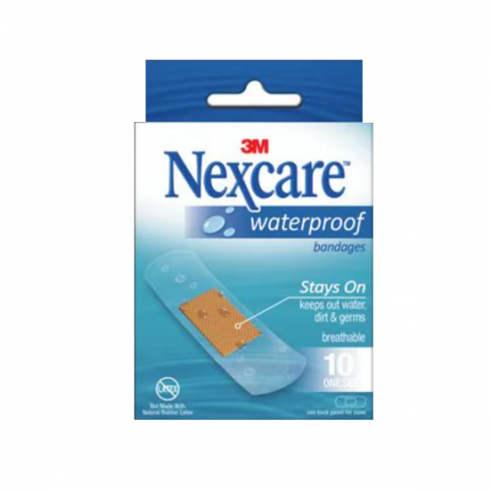 Nexcare Waterproof Bandages 65X25Mm 5s x10