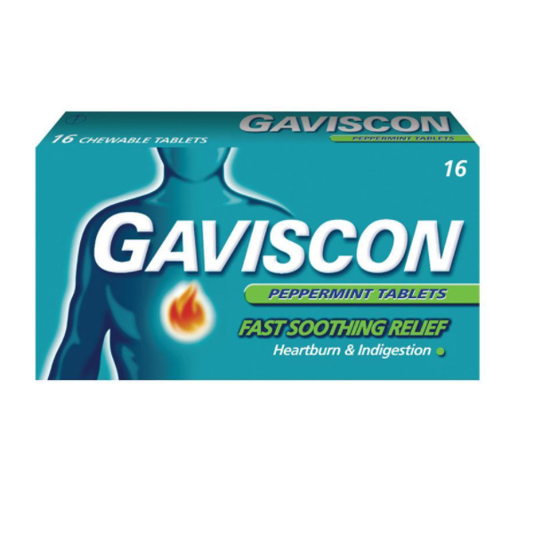 Gaviscon Peppermint Tablet 2X8S