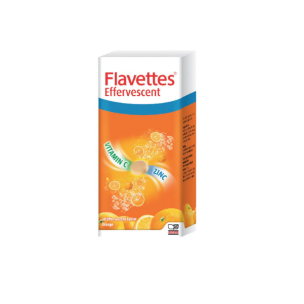 Flavettes Effevescent Vit C + Zinc 30s