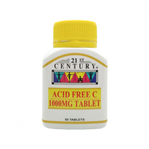 21st Century Acid Free C 1000mg 50s