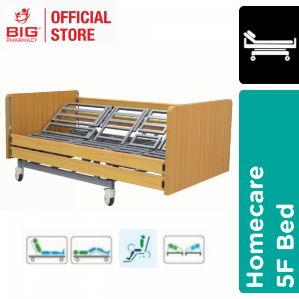 Gc (Bo5F) 5-Function With Turn Over Electric Nursing Bed With Mattress