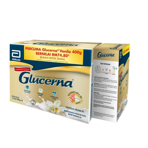 Glucerna Vanilla 1.6kg Foc 400g