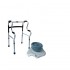 Gc (Wycm) Aluminium Commode  + Walker W/Bucket