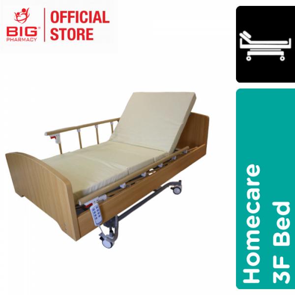 Gc (Bn3001) 3-Function Electric Hi-Lo Homecare Wooden  Bed