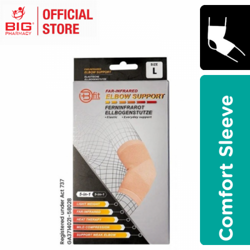 Bfit 5-In-1 (E133) Far Infrared Elbow Support Sleeve (L)