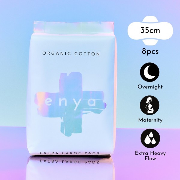 Enya Organic Cotton Ovn Pads 35Cm 8S