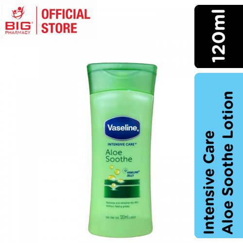 Vaseline Intensive Care Aloe Soothe Lotion 120ml (Green)