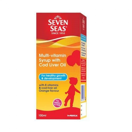 Seven Seas Multi-Vitamin Syrup + Clo 100ml