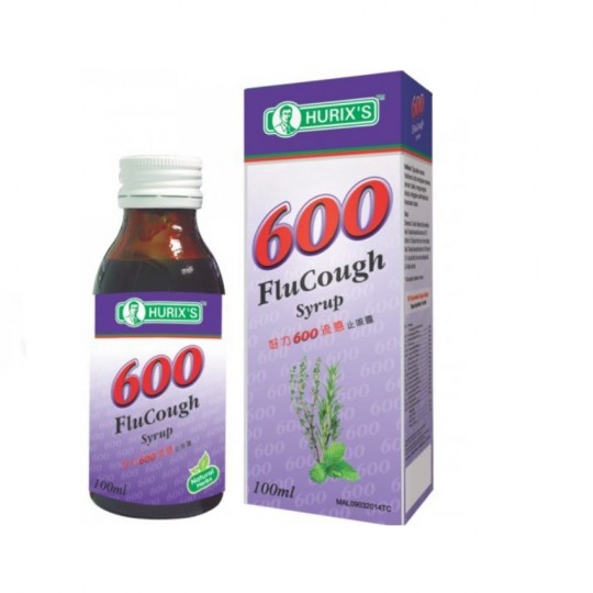 Hurixs 600 Flu Cough Syrup 100ml