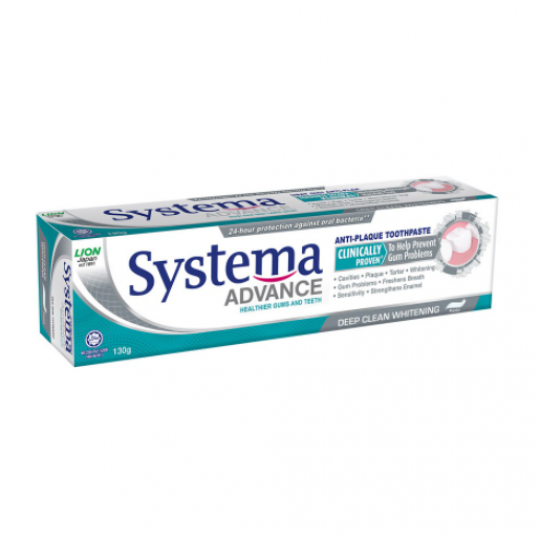 Systema Advance T/Paste Deep Clean Whitening 130g