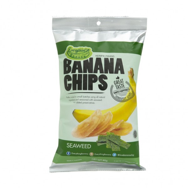 Everything Banana Chips (Seaweed) 80g