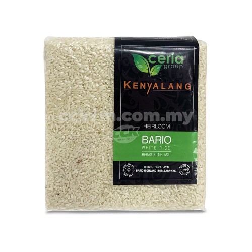 Kenyalang Heirloom Bario White Rice 1KG