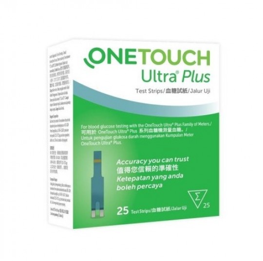 One Touch Ultra Plus 25S Strip