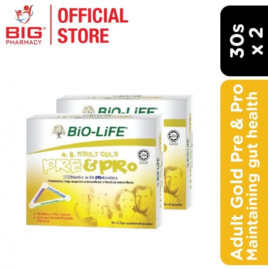 Biolife Ab Adult Gold Pre&Pro 30s x2 (EXP: 4-Jan-2024)