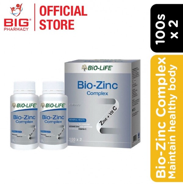 Biolife Bio-Zinc Complex 2X100s