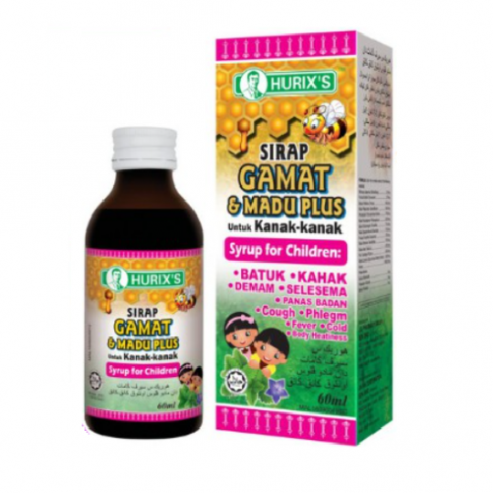Hurixs Gamat & Madu Plus Syrup For Children 60ml