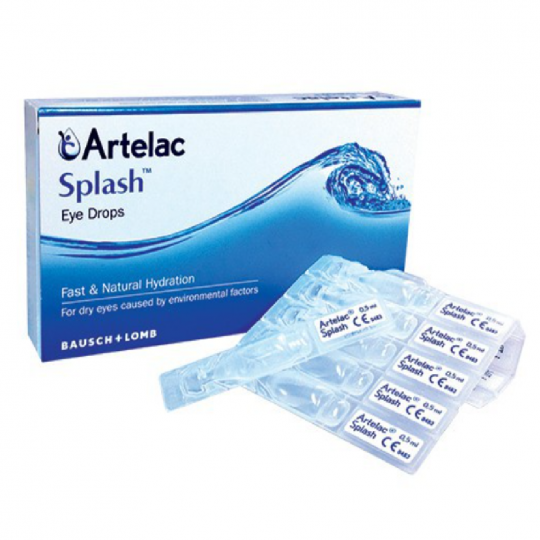 Artelac Splash Eye Drops 0.5ml 10s x3