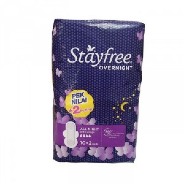 Stayfree Cottony Soft Overnight Long 10s+2s
