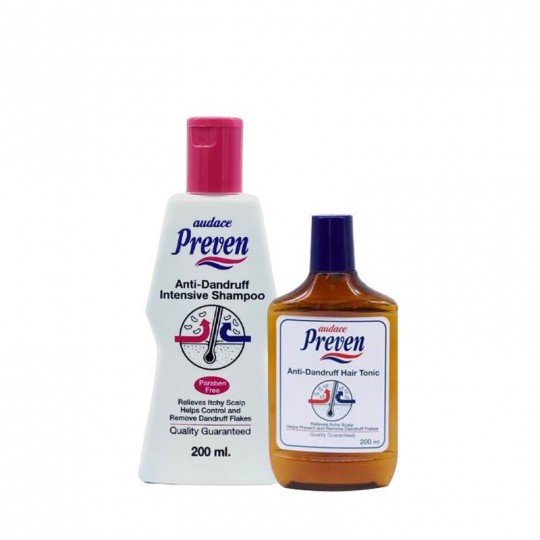 Audace Preven Anti-Dandruff Intensive Shampoo + Hair Tonic 200ml Set