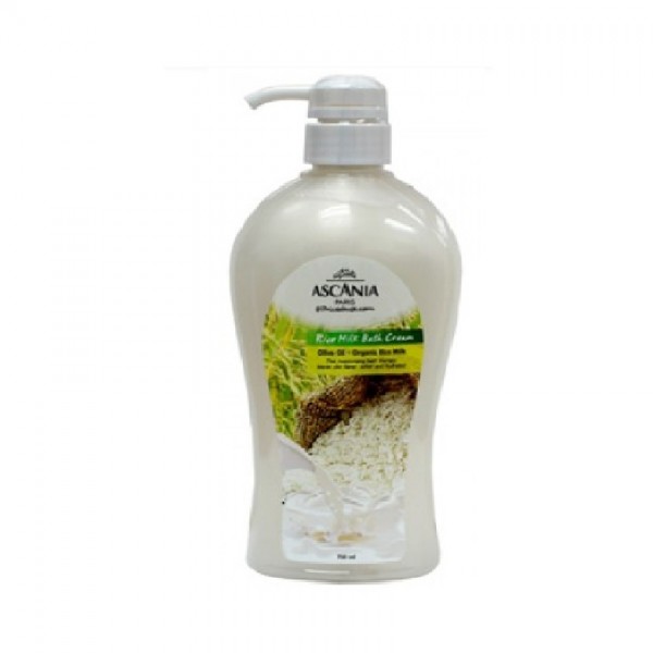 Ascania Bath Cream 750ml Rice Milk