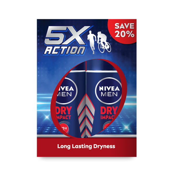 Nivea (M) R/O Dry 2X50ml