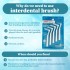 BIG INTERDENTAL BRUSH L-SHAPED 0.8MM 5S