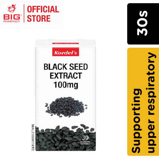 Kordels Black Seed Extract 100mg 30s - Nett