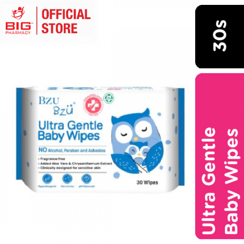 Bzu Bzu Ultra Gentle Baby Wipes 30s