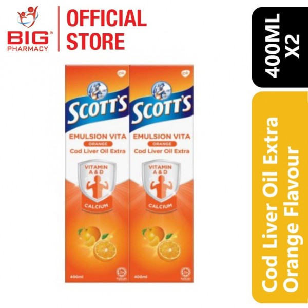 Scotts Emulsion  2X400Ml Orange
