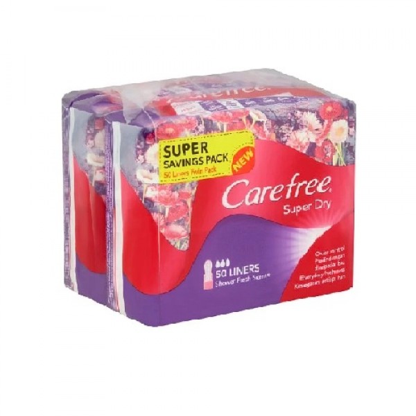 Carefree Super Dry Scented 50S X2