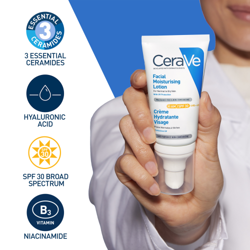 Cerave AM Facial Moisturiz Lotion 52ml